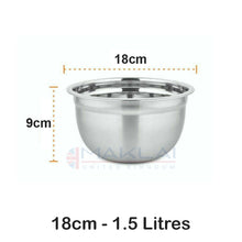 Load image into Gallery viewer, Premium Stainless Steel Deep Mixing Bowls - Easy-Grip, Durable, Stylish, and Versatile.
