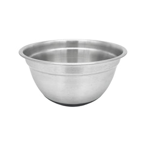 Stainless Steel Deep Mixing Bowls with Silicone Base - Easy-Grip, Durable Set. Ideal for Baking, Cooking, Salad & Food Prep