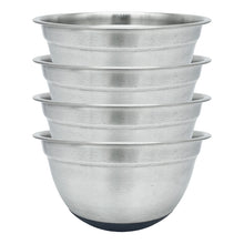 Load image into Gallery viewer, Stainless Steel Deep Mixing Bowls with Silicone Base - Easy-Grip, Durable Set. Ideal for Baking, Cooking, Salad &amp; Food Prep
