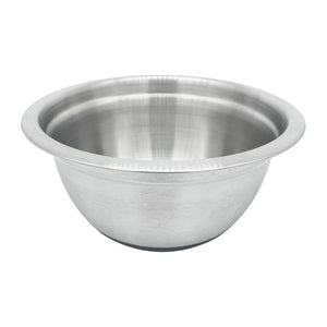 Stainless Steel Deep Mixing Bowls with Silicone Base - Easy-Grip, Durable Set. Ideal for Baking, Cooking, Salad & Food Prep