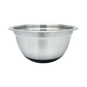 Stainless Steel Deep Mixing Bowls with Silicone Base - Easy-Grip, Durable Set. Ideal for Baking, Cooking, Salad & Food Prep