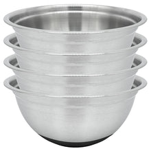 Load image into Gallery viewer, Stainless Steel Deep Mixing Bowls with Silicone Base - Easy-Grip, Durable Set. Ideal for Baking, Cooking, Salad &amp; Food Prep
