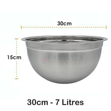 Load image into Gallery viewer, Premium Stainless Steel Deep Mixing Bowls - Easy-Grip, Durable, Stylish, and Versatile.
