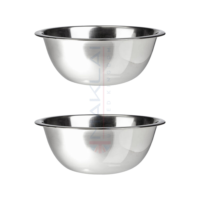 Stainless Steel Mixing Bowls - Easy-Grip Mixing Bowls for Baking, Cooking, Salad & Food Prep - Small, Medium and Large