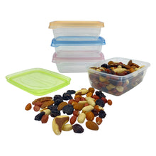 Load image into Gallery viewer, Pack of 16 Small Portion Box Set with Transparent Lids. Rectangular 300ml BPA-Free Meal Prep Storage Containers.
