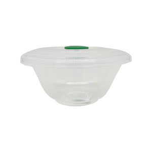 15cm Plastic Bowls with Lids 1 Litre, BPA Free. Microwave Container, Dishwasher and Freezer Safe