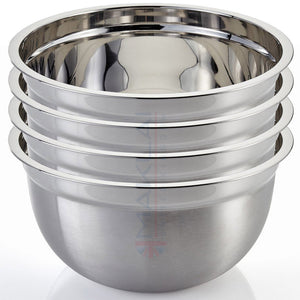 Premium Stainless Steel Deep Mixing Bowls - Easy-Grip, Durable, Stylish, and Versatile.