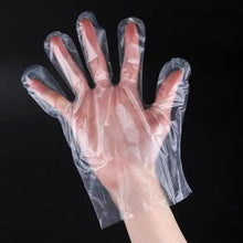 Load image into Gallery viewer, Multipurpose Food Grade Disposable Poly Gloves HDPE, Latex-Free, Powder-Free, Ideal for Food Handling, Cleaning, Hairdressing, etc
