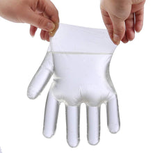 Load image into Gallery viewer, Multipurpose Food Grade Disposable Poly Gloves HDPE, Latex-Free, Powder-Free, Ideal for Food Handling, Cleaning, Hairdressing, etc
