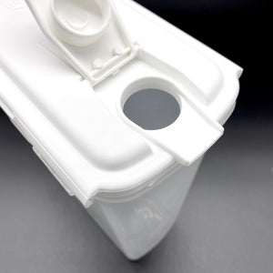 Clip & Lock Seal 2 Litre Fridge Door Jug with White Lid, Ideal for Juice, Milk, Water and More. BPA-Free.